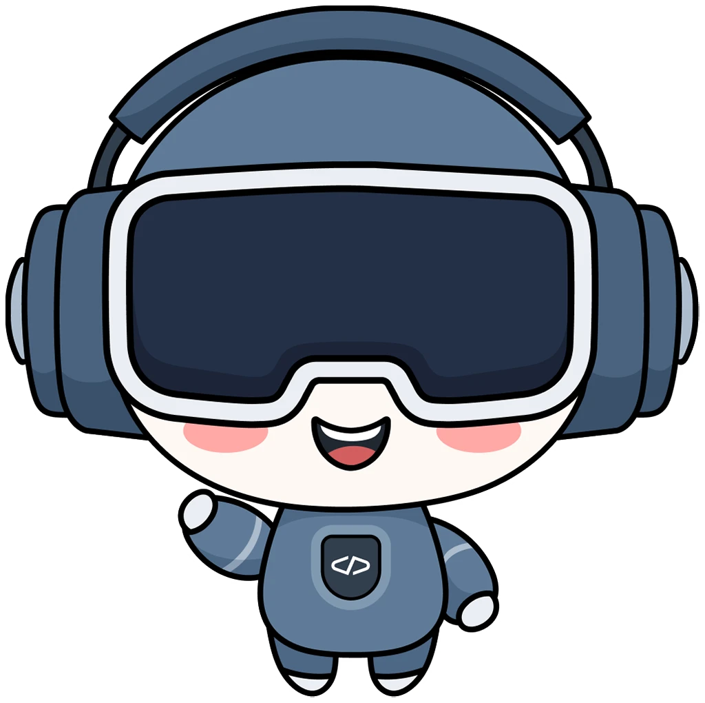 Mascot Quaric vui vẻ chào đón